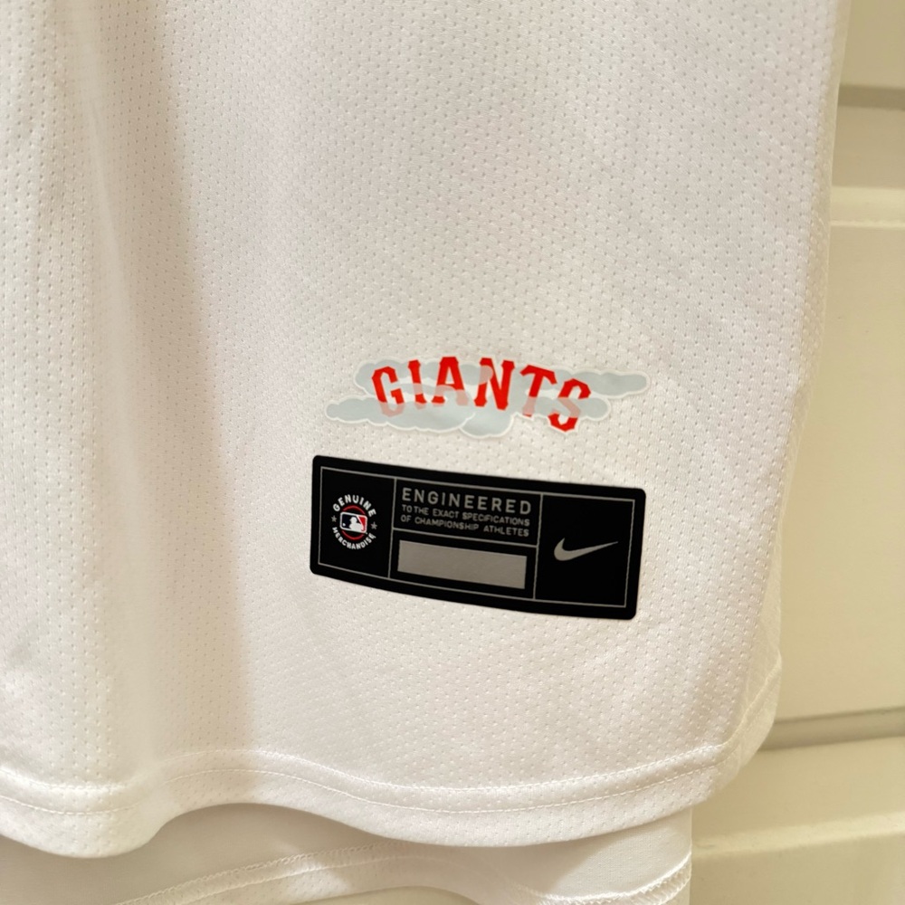 Nike White and Orange City Connect SF Giants Baseball Jersey - Picture 6 of 6